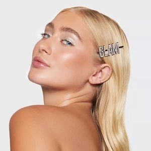 KITSCH X Justine Marjan GLAM rhinestone Bobby pin hair headband